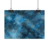 101857-21.jpg Аrt Painting Blue Blob Poster