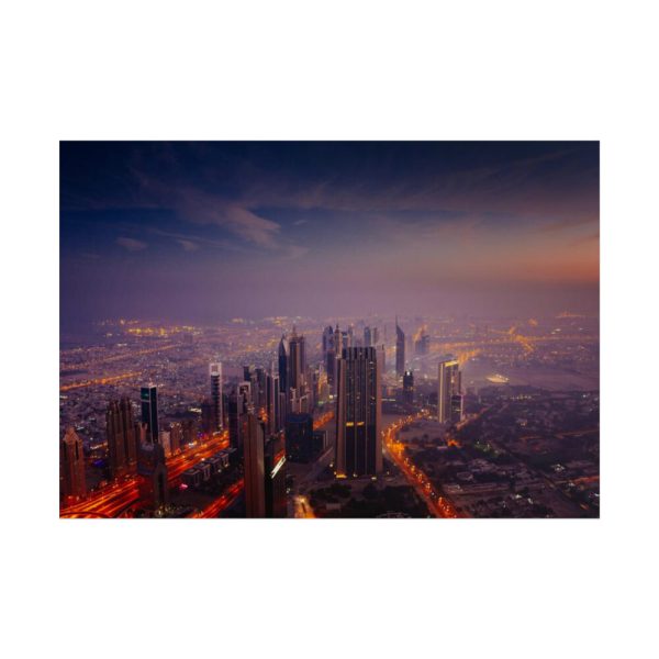 101875-100.jpg Dubai at Sunrise Poster