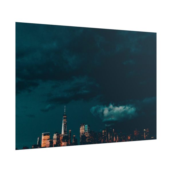 101875-117.jpg Aesthetic Clouded City Poster