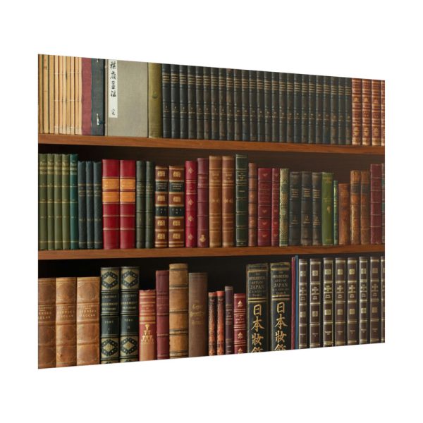 101875-132.jpg Antique Books in a Library Poster