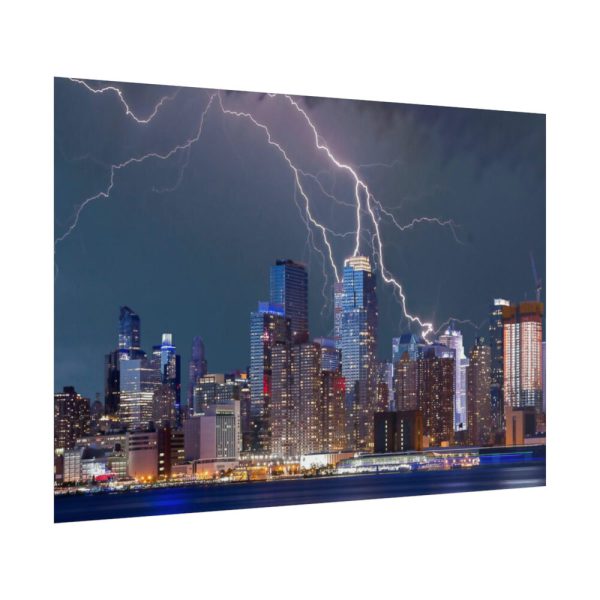 101875-137.jpg New York City Lightning Storm Poster