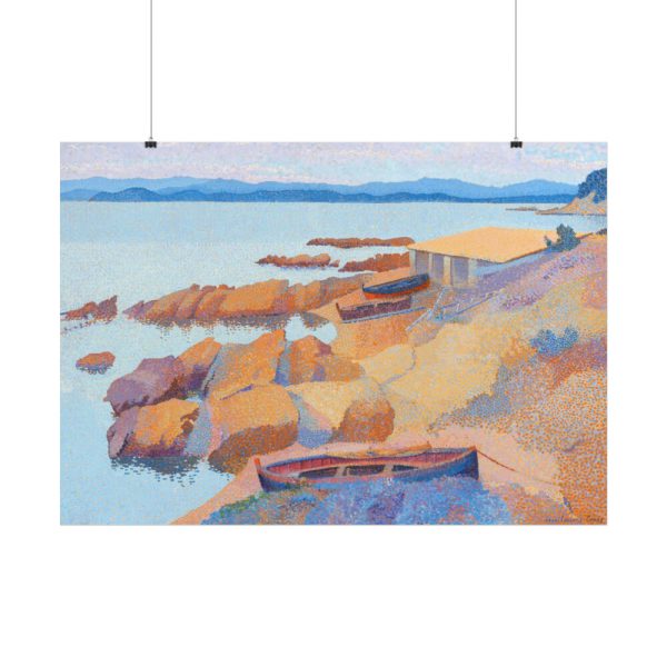 Calanque des Antibois by Henri-Edmond Cross Poster