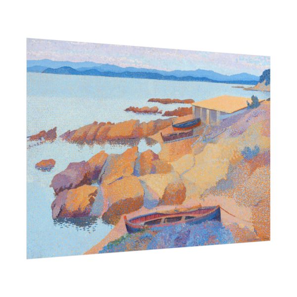 Calanque des Antibois by Henri-Edmond Cross Poster
