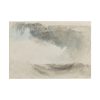 Clouds, Rain and Waves With Washes of Grey and Blue Poster