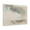 Clouds, Rain and Waves With Washes of Grey and Blue Poster