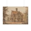 A Lodge at Cassiobury by William Henry Hunt Poster