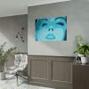 101875-279.jpg Blue Womans Face Poster