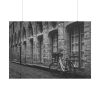 101875-281.jpg Black and White Shot of Bike Poster