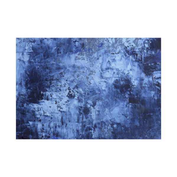 101875-295.jpg Blue Stripes With Blurred Texture Poster