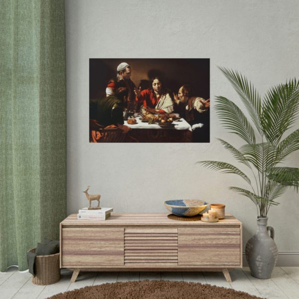 101875-318.jpg Supper at Emmaus Caravaggio Poster