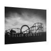 101875-332.jpg Amusement Park in Black and White Poster