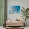 101875-343.jpg Large Ferris Wheel Against a Blue Sky Poster