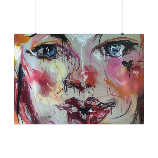 101875-351.jpg Face Painting Abstract Graffiti Poster