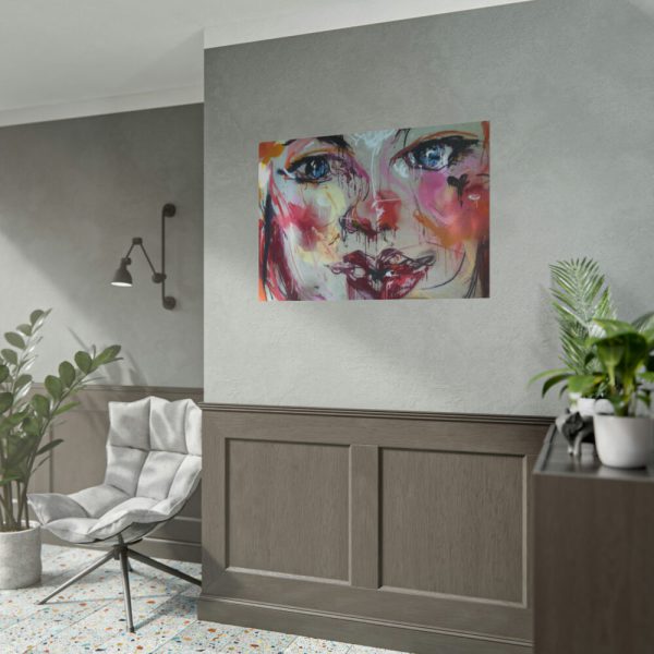101875-354.jpg Face Painting Abstract Graffiti Poster