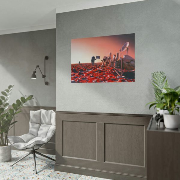101875-374.jpg Astronauts Approach Viking 2 Poster