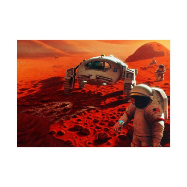 101875-375.jpg Humans on Mars Illustrated by Pat Rawlings Poster