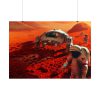 101875-376.jpg Humans on Mars Illustrated by Pat Rawlings Poster