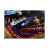 101875-381.jpg Roller Coaster in Space Poster