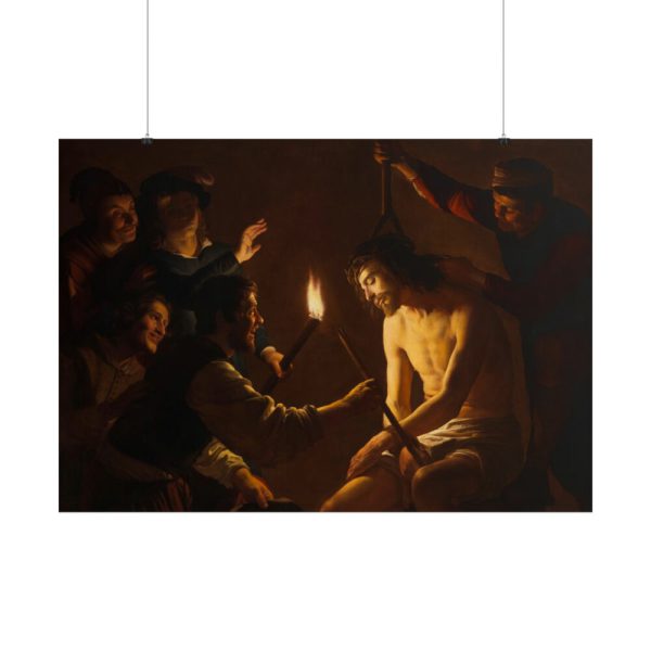 101875-406.jpg The Mocking of Christ by Gerrit van Honthorst Poster