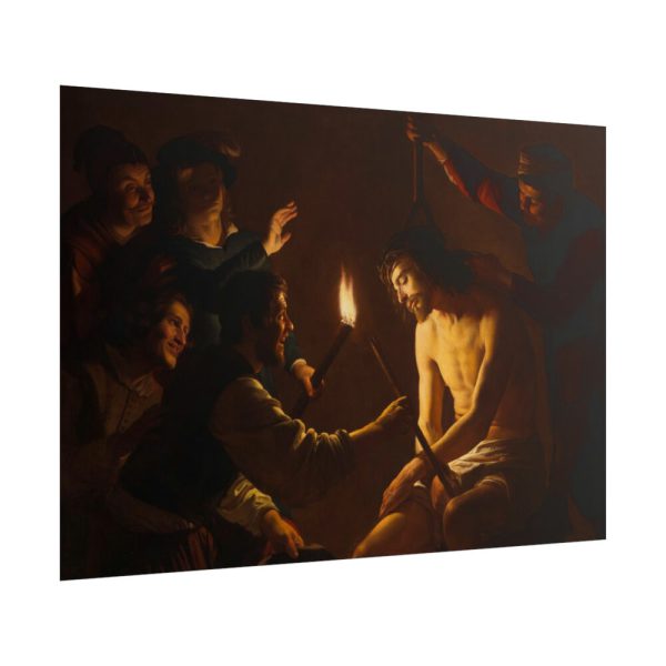 101875-407.jpg The Mocking of Christ by Gerrit van Honthorst Poster