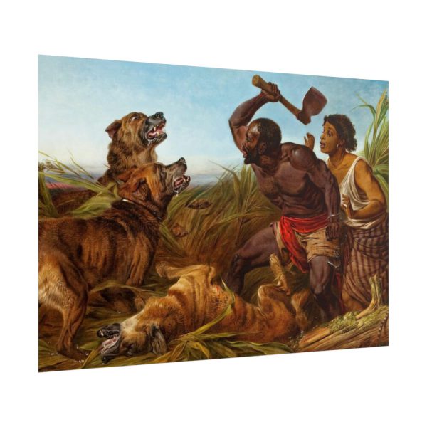 The Hunted Slaves by Richard Ansdell Poster