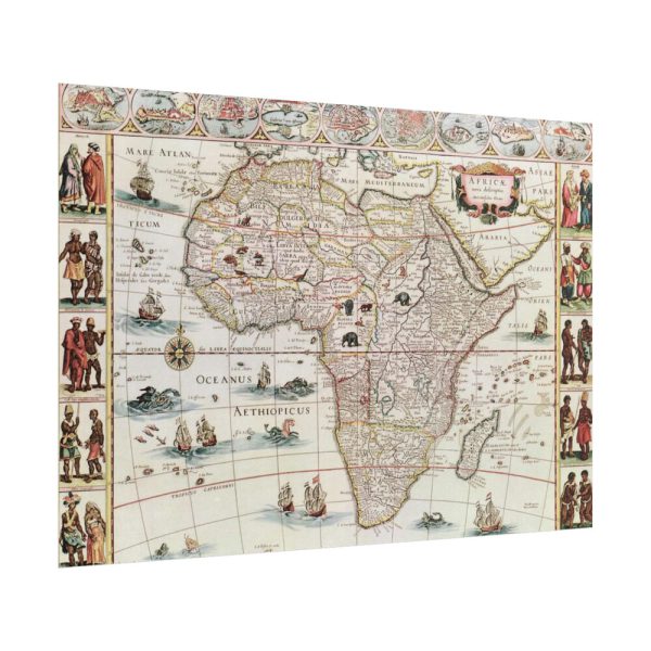 Africæ nova descriptio by Willem Janszoon Blaeu Poster
