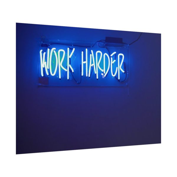 101875-47.jpg Work Harder Motivation Poster