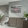 Pink Oldtimer Car Poster