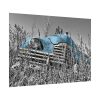 Blue Oldtimer Car Poster