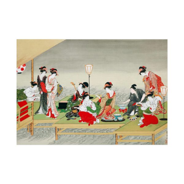 101875-575.jpg Japanese Women by Utagawa Toyohiro Poster