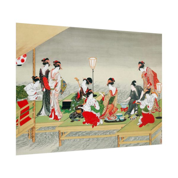 101875-577.jpg Japanese Women by Utagawa Toyohiro Poster