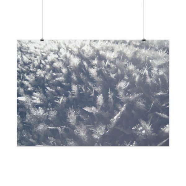 101875-586.jpg Closeup on Ice Crystals Poster