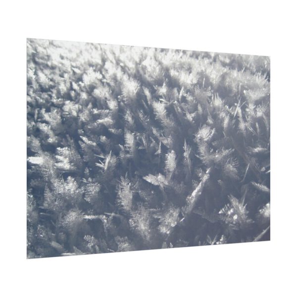 101875-587.jpg Closeup on Ice Crystals Poster