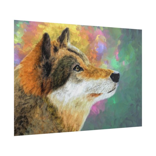 101875-637.jpg Wolf Portrait Poster