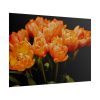 A Bouquet of Bright Orange Tulips Poster