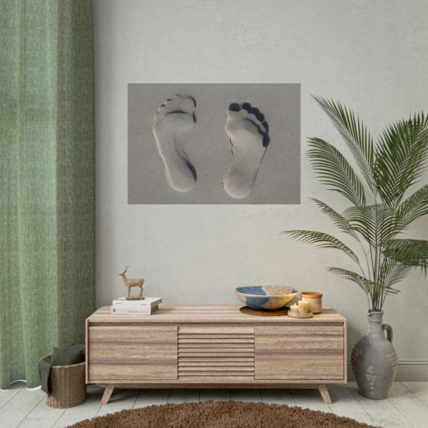 101875-663.jpg Small Footprints in the Sand Poster