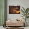 101875-668.jpg Brick Wall with Plate Poster