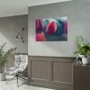 Blooming Pink Tulips in the Evening Light Poster