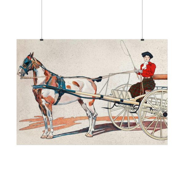 101875-726.jpg A Kentucky Breaking Cart by Edward Penfield Poster