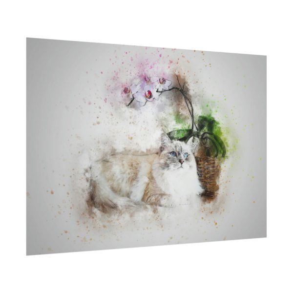101875-752.jpg Cat is Lying Down Poster