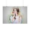 101875-764.jpg Girl with Apple Poster
