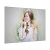 101875-765.jpg Girl with Apple Poster