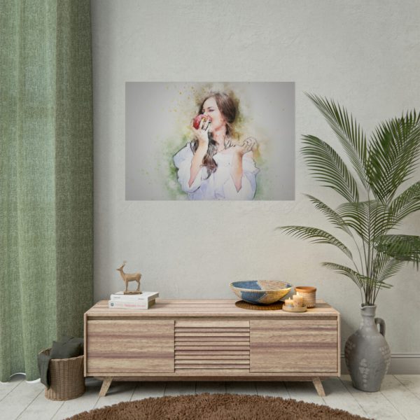 101875-766.jpg Girl with Apple Poster