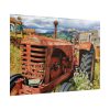 Old Antique Abandoned Tractor Poster