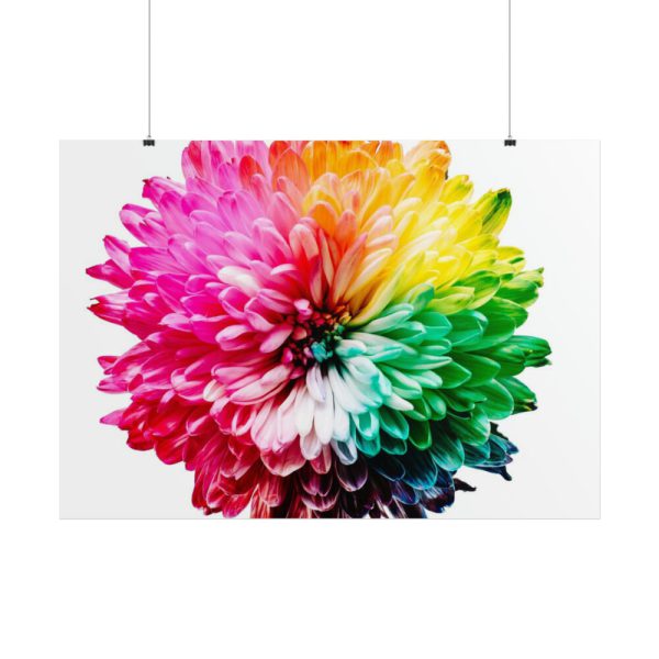 101875-796.jpg Multicolored Flower Illustration Poster
