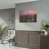 101875-89.jpg View of City Lit Up at Night Poster
