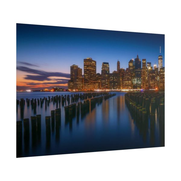 101875-97.jpg Beautiful New York City Sunset Poster
