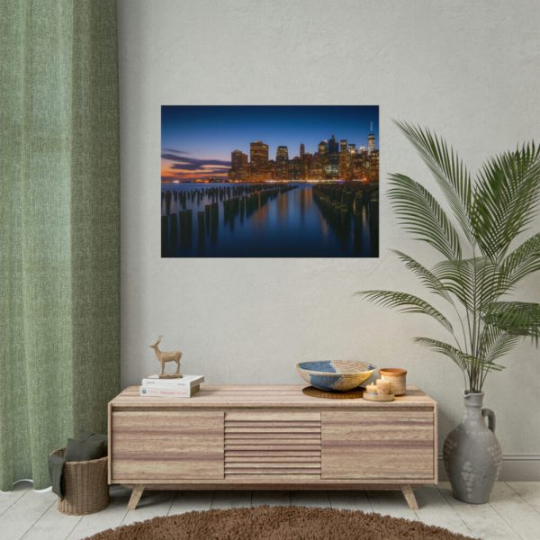 101875-98.jpg Beautiful New York City Sunset Poster