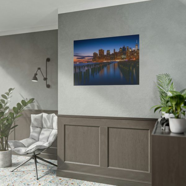 101875-99.jpg Beautiful New York City Sunset Poster