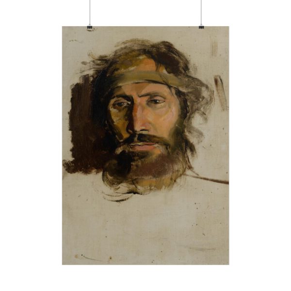 101894-111.jpg Christ by László Mednyánszky Poster